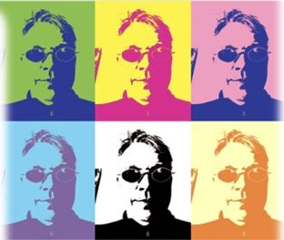 Pop Art Foto des Unternehmeners